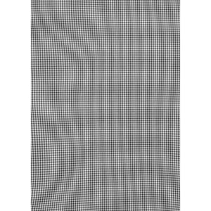 A close-up view of a black and white check pattern fabric used for the Men's Edge Long Sleeve Shirt.