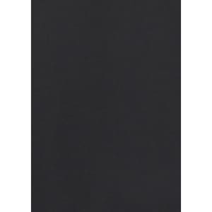 A men's short sleeve shirt in black, featuring a button-up front and a logo.
