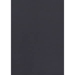 A black short sleeve button-up shirt featuring a logo. The fabric appears smooth and lightweight.