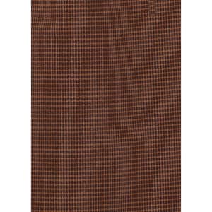 A textured fabric in a warm brown tone, featuring a grid pattern. The material is suitable for button-up shirts.