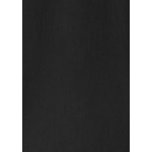 A black, textured fabric suitable for a long sleeve button-up shirt. It has a smooth finish and includes a logo.