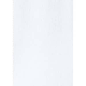 A white long sleeve button-up women's shirt with a smooth fabric texture and branding logo.