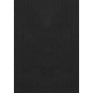 A black short sleeve men's button-up shirt with a logo on the chest.