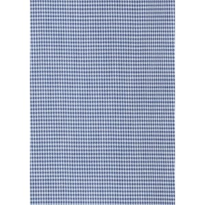 A patterned fabric featuring a blue and white check design, suitable for the Men's Jagger Long Sleeve Shirt.