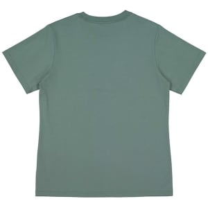 A short-sleeved women's tee in a soft green colour with a simple design and no visible logos.
