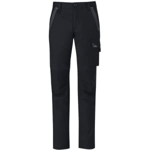 Mens Streetworx Tough Pant in black, featuring pockets and a logo. Designed for workwear use.