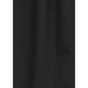 A black lightweight short sleeve shirt designed for workwear, featuring a logo.