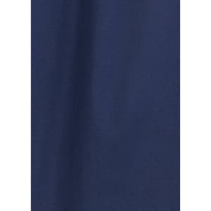A navy blue lightweight short sleeve shirt designed for workwear, featuring a logo.