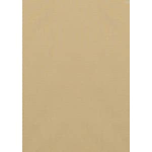 A beige long sleeve shirt with a textured fabric, featuring a button-up design and a logo.