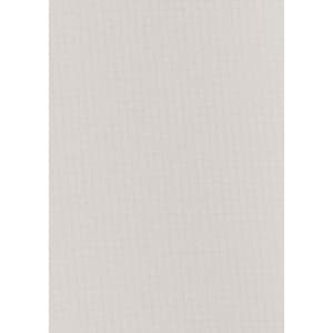 A white, textured fabric with a grid pattern suitable for a button-up shirt.
