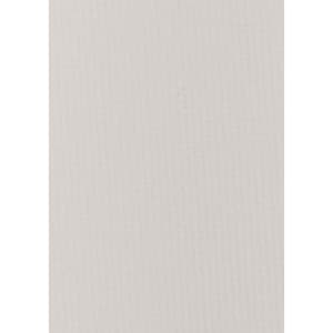 A white short sleeve button-up shirt with a textured fabric. It features a logo on one side.