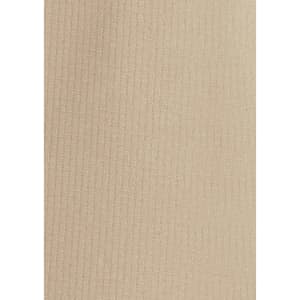 A textured fabric in a light beige colour, suitable for a women's outdoor long sleeve button-up shirt.