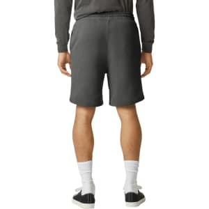 Comfort Colors Lightweight Sweatshorts in dark grey, featuring an elastic waistband and a simple design.