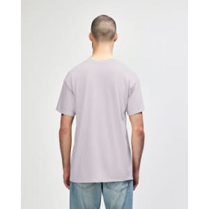 A grey Gildan Softstyle adult t-shirt is displayed, featuring a simple design and a logo on the back.