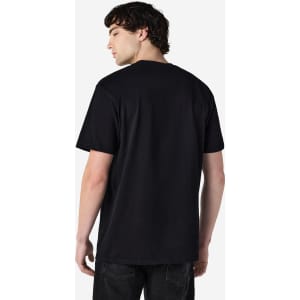 A black Gildan Hammer Adult T-Shirt viewed from the back, featuring a simple design and relaxed fit.