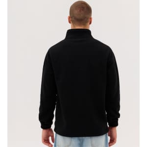 A black Everest Polar Fleece Full Zip jacket displayed from the back on a mannequin or model.