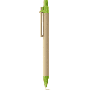 A 15cm ruler with a green and beige design, featuring a clip and a magnifying lens. It has a logo.