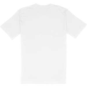 A plain white Classic Fit Tee featuring short sleeves and a rounded neckline. The back is completely blank.