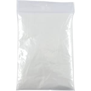A clear plastic packaging containing a Monsoon Poncho, designed for protection against rain.