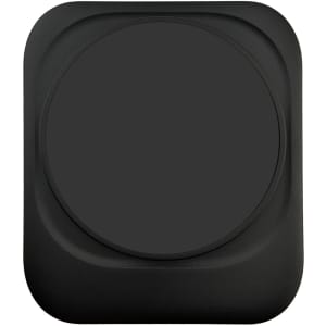 A black Spartan 3-in-1 wireless charger with a smooth, circular charging surface. Features a minimalist design.