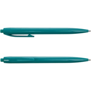 Two Javelin Pens in a vibrant teal color, featuring a streamlined design and a clip for easy attachment.