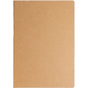 A Daily Note Planner with a plain kraft cover, featuring a simple, minimalist design and a standard notebook format.