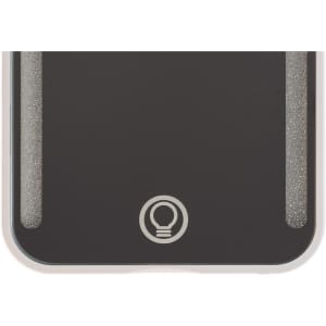 A LED Compact Mirror featuring a sleek black design with subtle lighting elements.