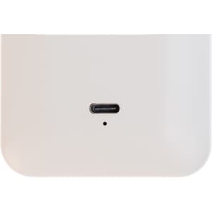 A compact LED mirror featuring a USB-C charging port for easy connectivity.