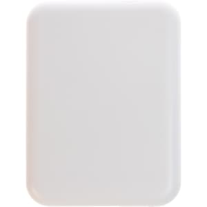 An LED Compact Mirror in a sleek, rectangular design with rounded edges and a smooth white finish.