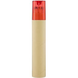 A tube of long pencils with a red cap, featuring a natural brown paper exterior.