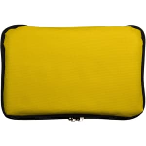 A yellow Subzero Cooler Bag with a zippered closure. The bag features a textured exterior for durability and insulation.