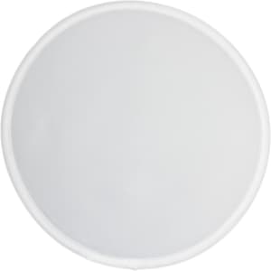 A circular, flat product with a plain white surface and a white border, resembling a disc or plate.
