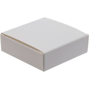 A 50g box of Corporate Colour Jelly Beans, featuring a plain white exterior.