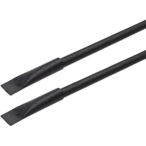 A pair of Stealth Kraft Inkless Pens with a sleek black design and chiseled tips for versatile writing.