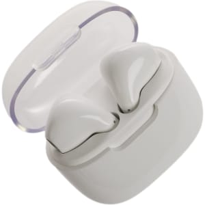 Twista Earbuds in a charging case, featuring a sleek white design.