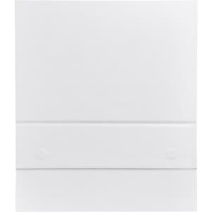 A large white magnetic gift box with a sleek, minimalist design and a branding logo on the surface.