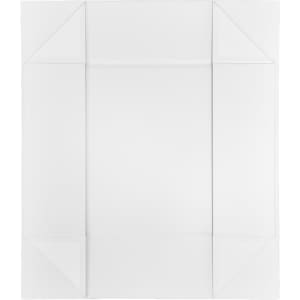 A large white magnetic gift box with foldable corners for easy assembly and storage.