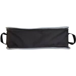 A grey and black zipped bag with handles, designed for storing the Marlin Folding Chair.