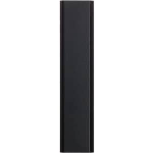A sleek black power bank with a slim design, categorized under Phone & Technology.