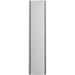 A sleek silver power bank, labeled "Velocity Power Bank - 2,000 mAh," designed for charging electronic devices.