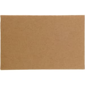 A brown kraft paper card.