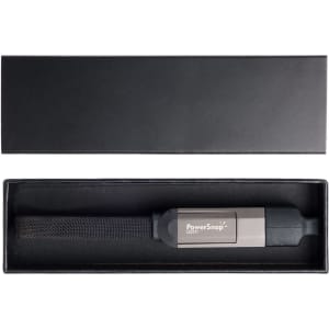 A sleek black box containing the Swing 4 in 1 Combo Cable, featuring a textured grip and labeled PowerSnap.