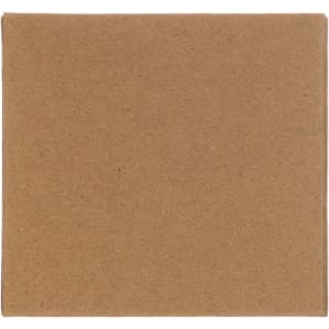 A brown cardboard box, square in shape, suitable for packaging products.