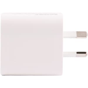 A Paramount Wall Charger designed for travel, featuring a compact white design with US-style prongs.