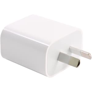 A white Paramount Wall Charger with two prongs designed for travel adapters in the phone and technology category.