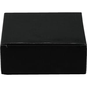 A rectangular black box with a smooth surface, featuring no visible logos or branding.