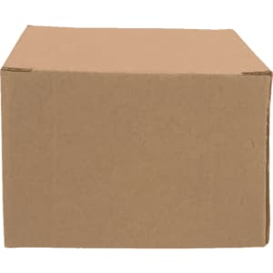 A brown cardboard box with a plain design, featuring no visible markings or logos.