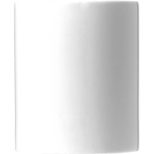 A ceramic coffee mug in white, designed to hold 325ml, packed in a folded box and featuring a logo.