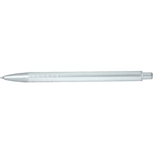 A white Molero Click Action Ballpoint Pen with a sleek design and a branded logo.