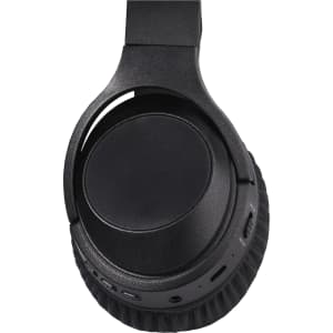 A black pair of Anton ANC headphones with a sleek design and a visible logo on the ear cup.